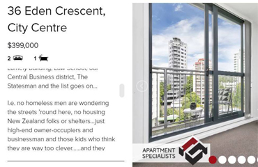 'No homeless men' ad for CBD apartment slammed as 'totally insensitive'